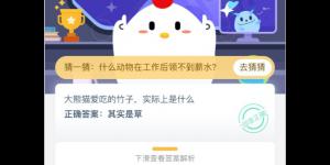 小鸡课堂答案5月10日 2020蚂蚁庄园今日答案最新答题