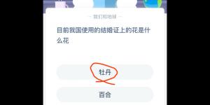 目前我国使用的结婚证上的花是什么花 2020年6月25日今天蚂蚁庄园答案是什么
