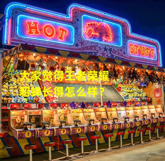 大家觉得王者荣耀貂蝉长得怎么样？