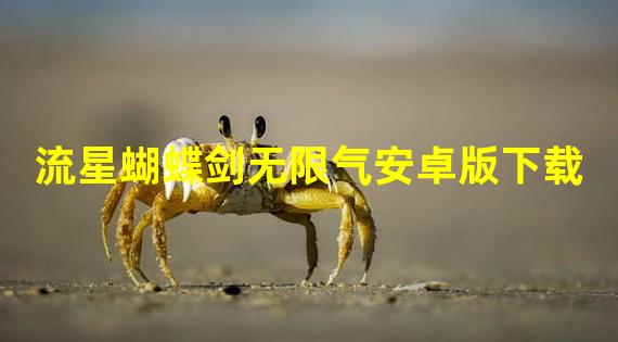 流星蝴蝶剑无限气安卓版下载