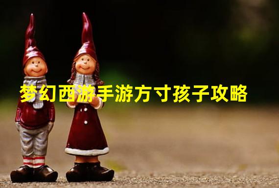 梦幻西游手游方寸孩子攻略