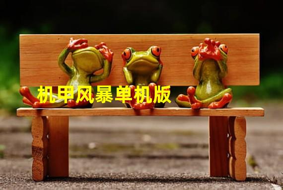 机甲风暴单机版