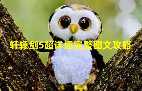 轩辕剑5超详细完整图文攻略