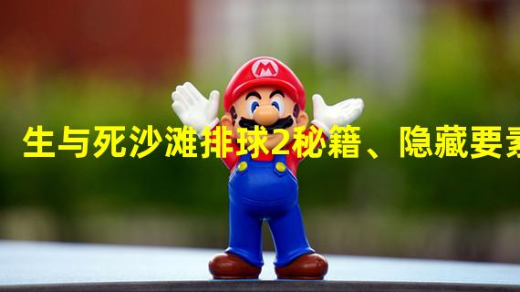 生与死沙滩排球2秘籍、隐藏要素