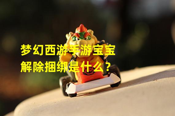 梦幻西游手游宝宝解除捆绑是什么？