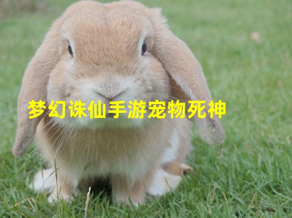 梦幻诛仙手游宠物死神